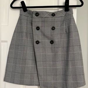 Zara plaid skirt